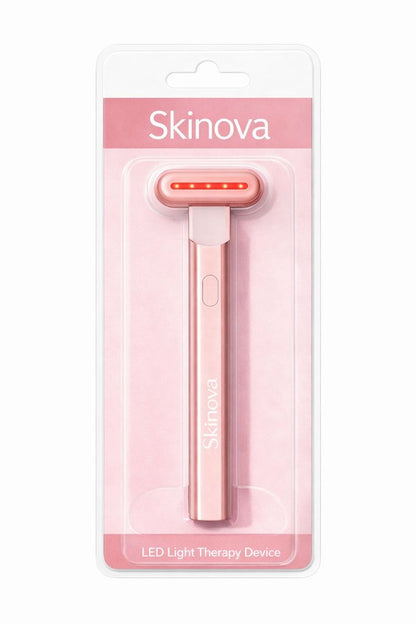 4-in-1 Radiant Renewal Skincare Wand with Red Light Therapy